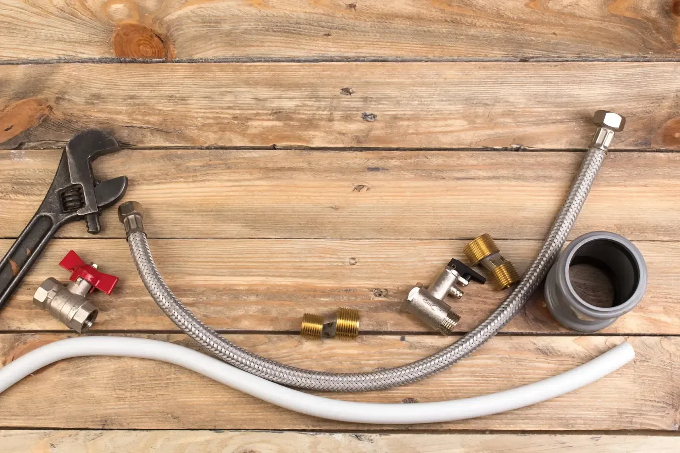 Raccords et flexibles préparés pour un dégorgement dans le Mantois